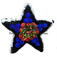 Венок Звезда нов.2 h=105см