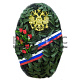 Венок Триколор33 h=115см Венок Триколор33 h=115см