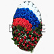 Венок Триколор21 h=145см Венок Триколор21 h=145см